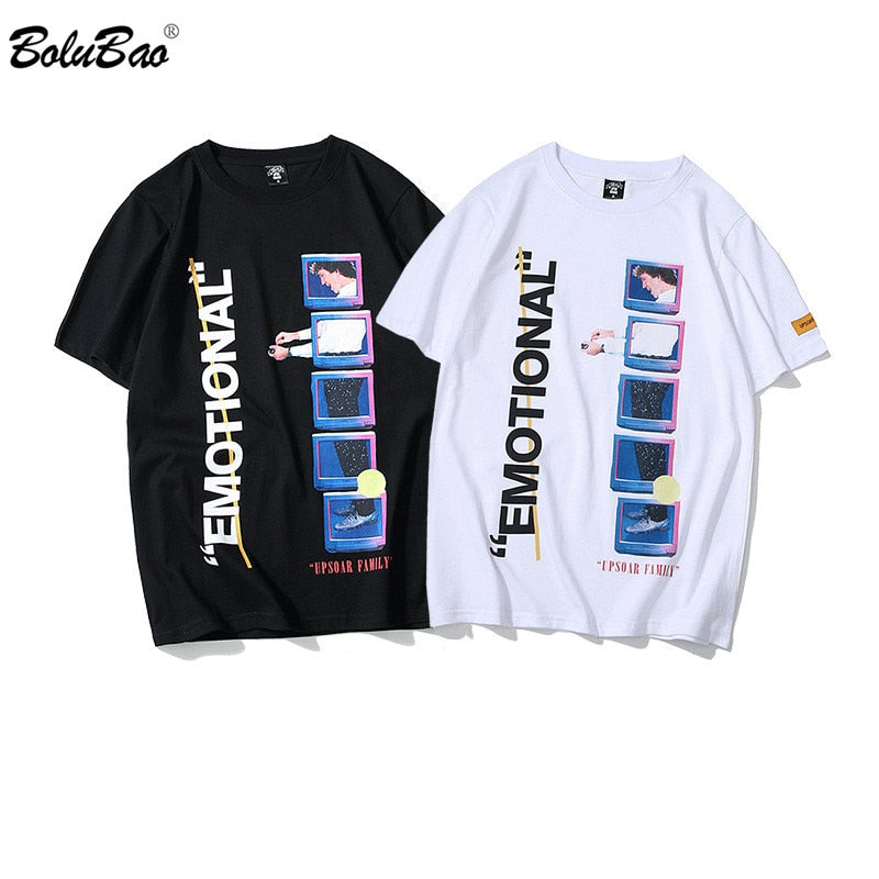 BOLUBAO Brand Men T-Shirts Summer Fashion High Quality Cotton Men T Shirts Printing Men's T Short Sleeve Street Style Top URB1™ Vêtements Streetwear URB1™ Vêtements Streetwear bolubao-b