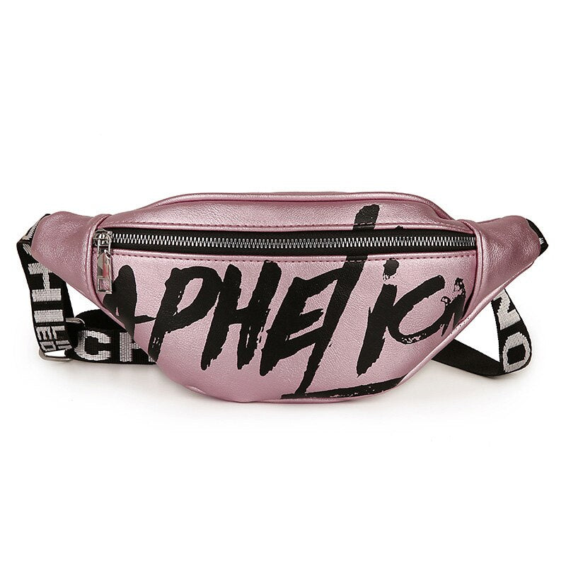 Waist Bags For Women 2019 New Fashion Ladies Banana Belt Fanny Pack Trend Girl Hip Hop Letter Crossbody Bag PU Shoulder Bags Hot URB1™ Vêtements Streetwear URB1™ Vêtements Streetwear wa