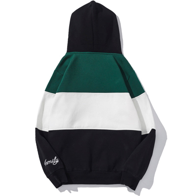 Aelfric Eden Fashion Hoodies Sweatshirts Men 2018 Color Patchwork Pullover Casual Streetwear Letter Printed Hip Hop Hoodies UP16 - URB1™ Vêtements Streetwear mode boutique streetwear shop