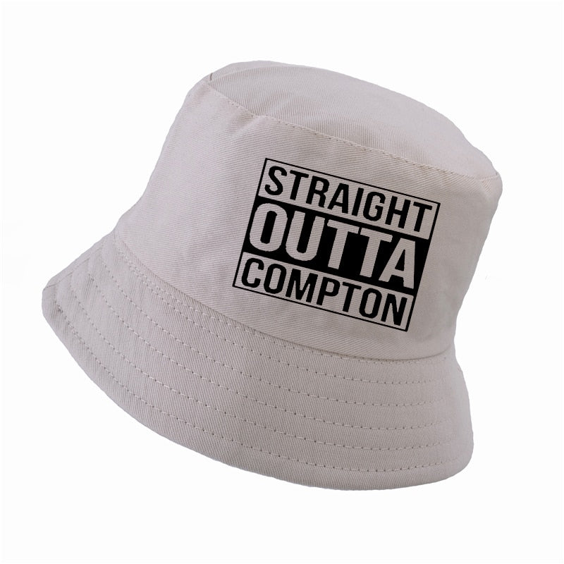 Straight Outta Compton NWA California GOTHIC Eazy E NWA Dr. Dre hip hop bucket hat Men women Cotton Summer panama fisherman hat URB1™ Vêtements Streetwear URB1™ Vêtements Streetwear str