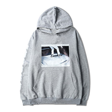 "ANTI-SYSTEMA" Sweatshirt hoodie à capuche Gris - URB1™ - URB1™ Vêtements Streetwear mode boutique streetwear shop