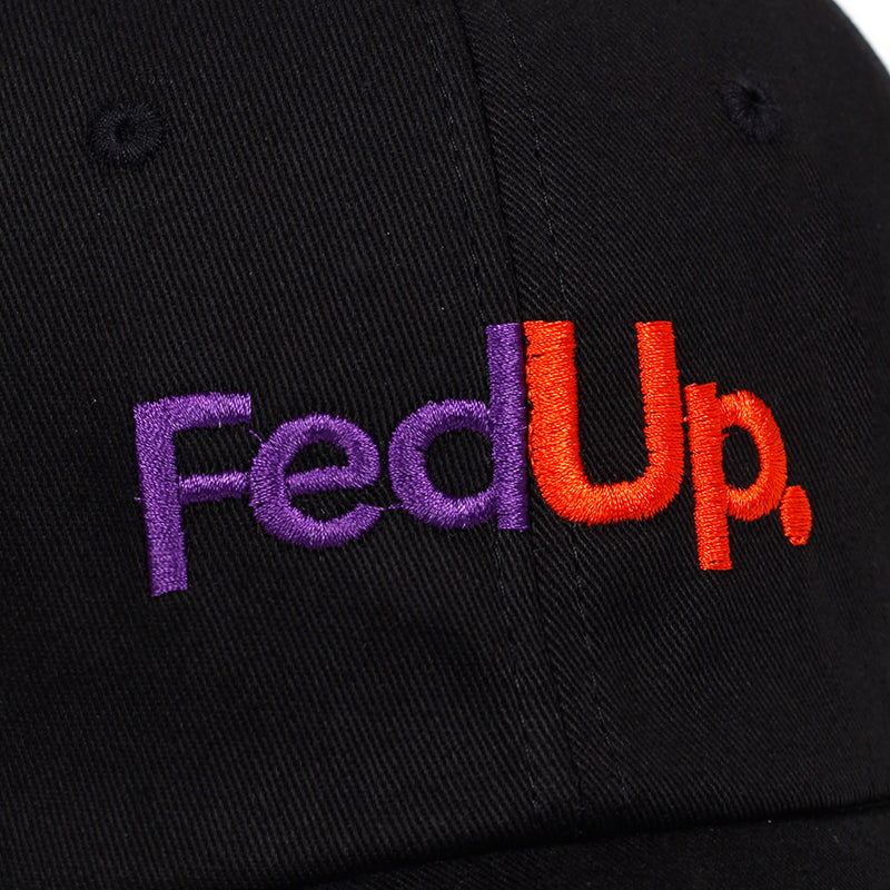 "FED UP" Casquette baseball Streetwear Noir - URB1™ - URB1™ Vêtements Streetwear mode boutique streetwear shop