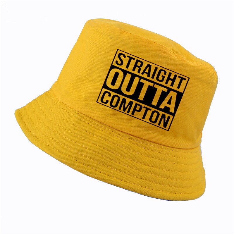 Straight Outta Compton NWA California GOTHIC Eazy E NWA Dr. Dre hip hop bucket hat Men women Cotton Summer panama fisherman hat URB1™ Vêtements Streetwear URB1™ Vêtements Streetwear str