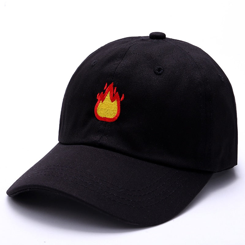"FLAME" Casquette Baseball Streetwear Noir - URB1™ - URB1™ Vêtements Streetwear mode boutique streetwear shop
