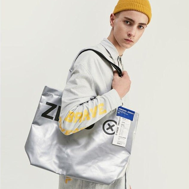 INFLATION 2019 Men Handbag Fashion Travel Bags Street Hip Hop Bag Hand Totes For Men And Women New Fashion Couple Bag 219AI2019 URB1-vetements-streetwear URB1-vetements-streetwear inflation-2