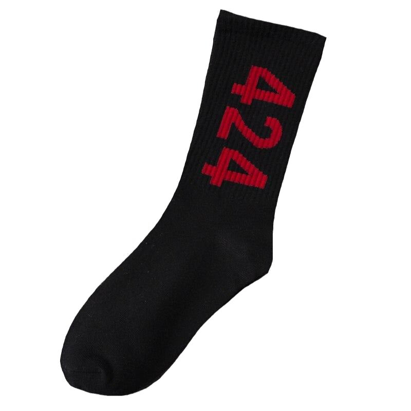 Harajuku Men's Humor Words Printing Socks Ulzzang Hip Hop Street Skateboard Unisex Crew Lovers' Happy Sokkem Dropship 2Pcs=1Pair URB1™ Vêtements Streetwear URB1™ Vêtements Streetwear ha