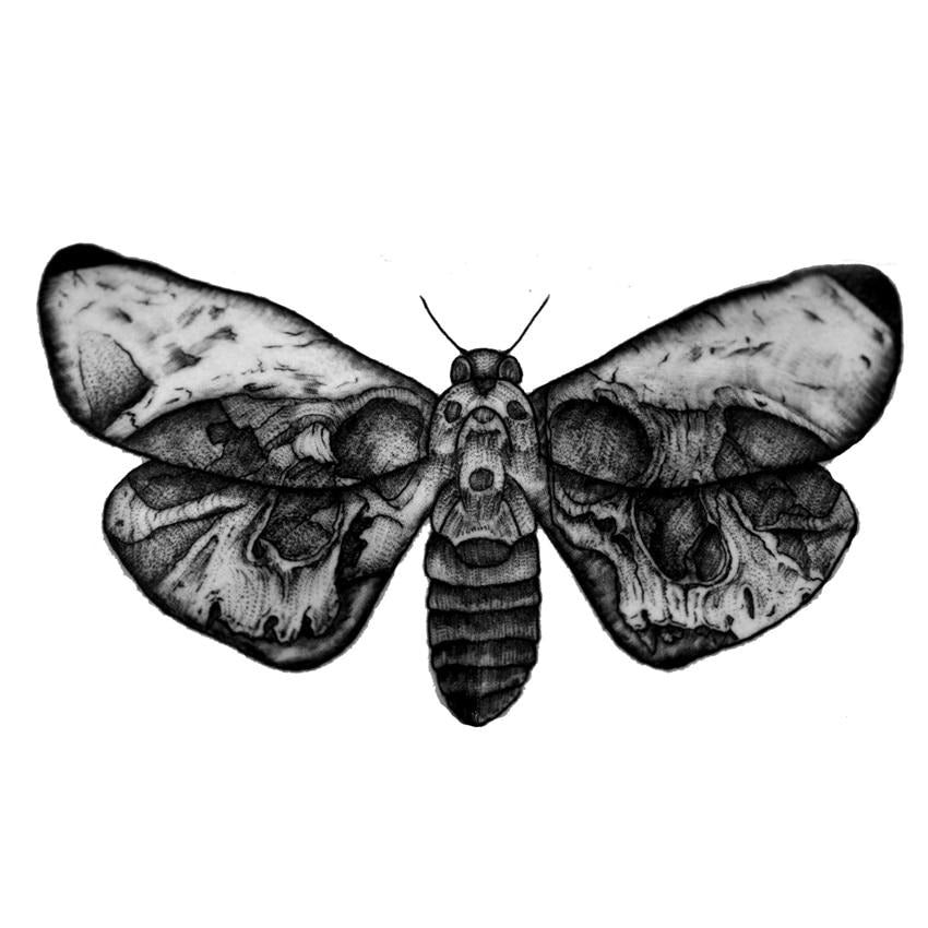 Moths Waterproof Temporary Tattoos Men Body Arm Sticker tattoo Sleeve Shoulder Tattoo sticker harajuku henna tattoo URB1™ Vêtements Streetwear URB1™ Vêtements Streetwear moths-waterproo