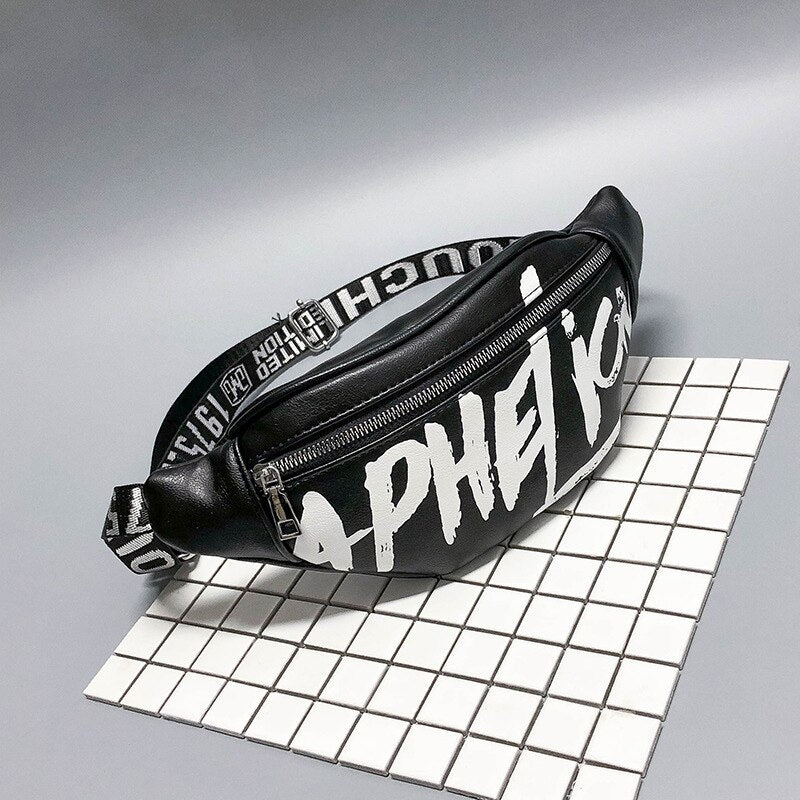 Waist Bags For Women 2019 New Fashion Ladies Banana Belt Fanny Pack Trend Girl Hip Hop Letter Crossbody Bag PU Shoulder Bags Hot URB1™ Vêtements Streetwear URB1™ Vêtements Streetwear wa