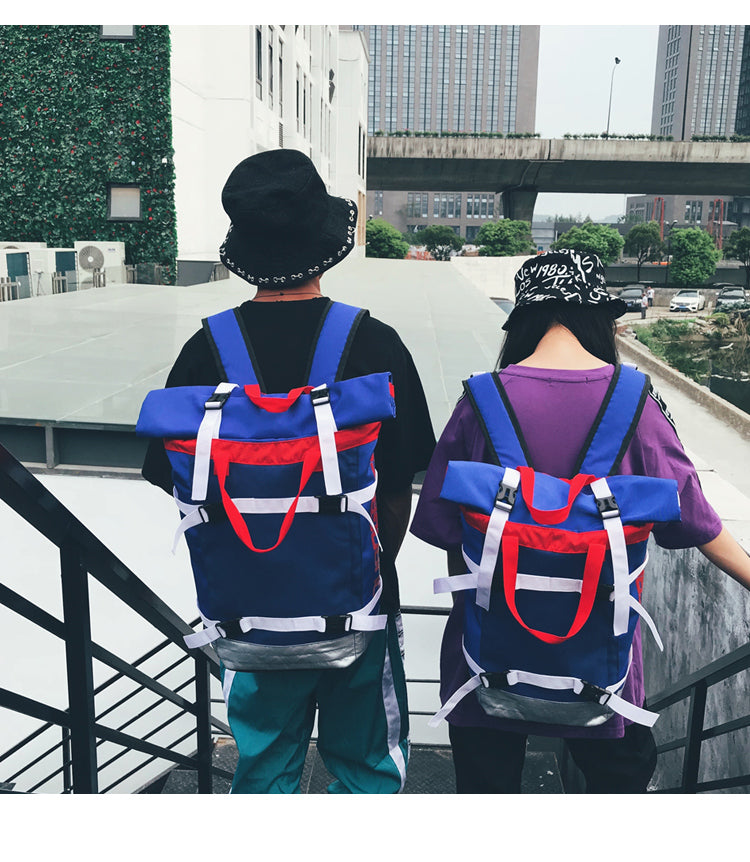 "DUANGBAGS" Sac à Dos à Sangles Streetwear Bleu - URB1™ - URB1™ Vêtements Streetwear mode boutique streetwear shop