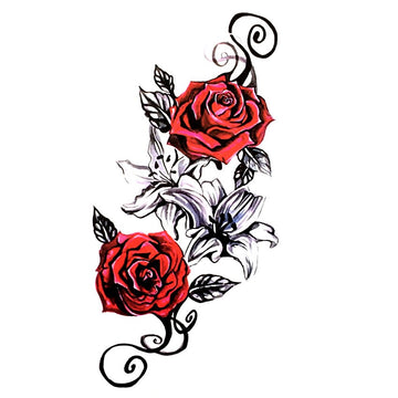 3pcs Peony Waterproof Temporary Tattoo Sticker Lily Temporary Tattoos Harajuku Tattoo Body Art Henna Tatoo Stickers URB1™ Vêtements Streetwear URB1™ Vêtements Streetwear 3pcs-peony-wate