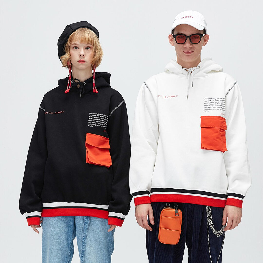 "UFB" sweatshirt hoodie à capuche Blanc - URB1™ - URB1™ Vêtements Streetwear mode boutique streetwear shop