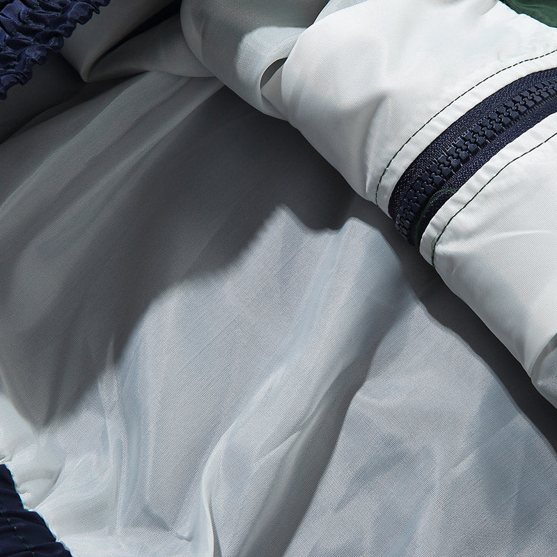 Aolamegs Jackets Men Patchwork Block Thin Jacket Tracksuit Coats Hip Hop Zipper Loose Fashion Casual Male Windbreaker Streetwear URB1™ Vêtements Streetwear URB1™ Vêtements Streetwear ao