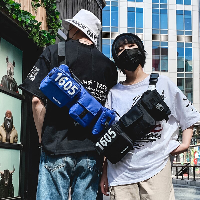 "1605" Sacoche Streetwear Bleu - URB1™ - URB1™ Vêtements Streetwear mode boutique streetwear shop