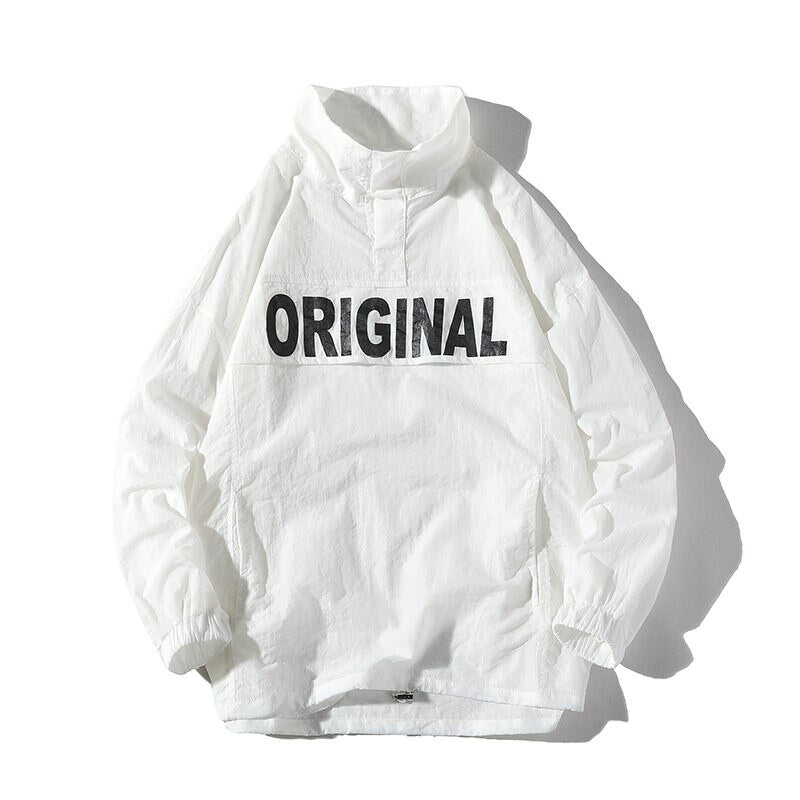 "ORIGINAL" Veste coupe vent streetwear Blanc - URB1™ - URB1™ Vêtements Streetwear mode boutique streetwear shop