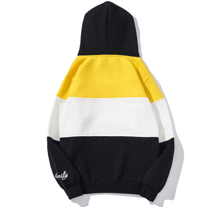 Aelfric Eden Fashion Hoodies Sweatshirts Men 2018 Color Patchwork Pullover Casual Streetwear Letter Printed Hip Hop Hoodies UP16 - URB1™ Vêtements Streetwear mode boutique streetwear shop