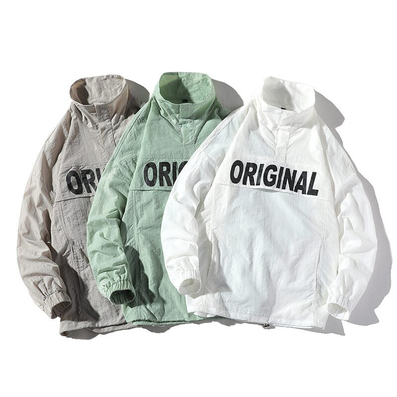 "ORIGINAL" Veste coupe vent streetwear Vert - URB1™ - URB1™ Vêtements Streetwear mode boutique streetwear shop