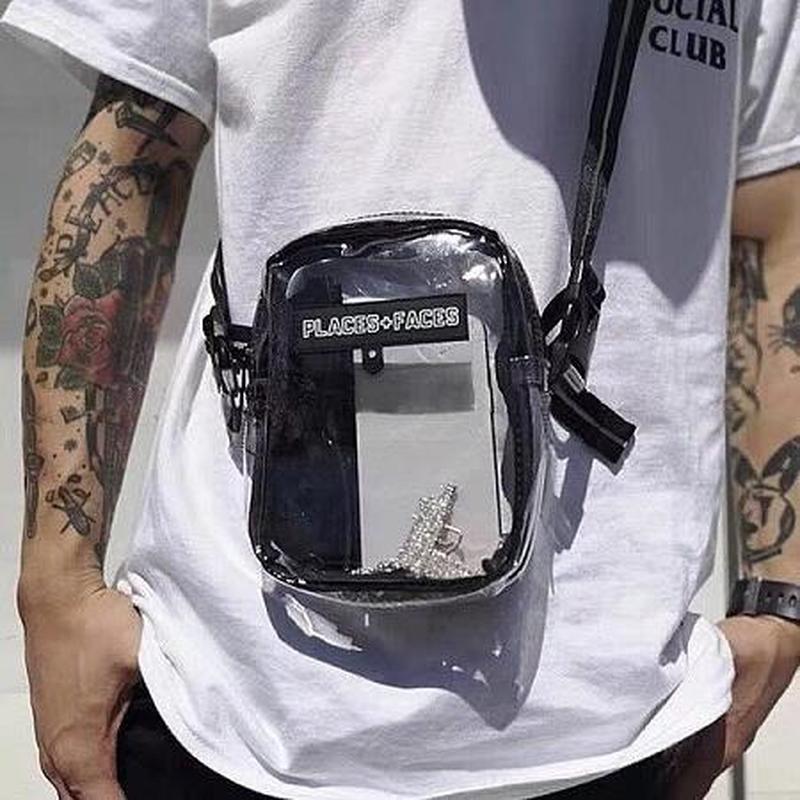 "PLACES+FACES" Sacoche Translucide - URB1™ - URB1™ Vêtements Streetwear mode boutique streetwear shop