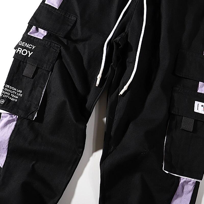 "UNIROY" Pantalon Cargo Streetwear Noir - URB1™ - URB1™ Vêtements Streetwear mode boutique streetwear shop