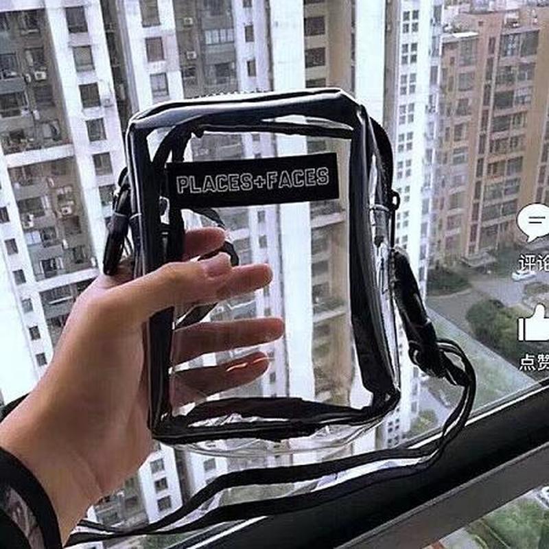 "PLACES+FACES" Sacoche Translucide - URB1™ - URB1™ Vêtements Streetwear mode boutique streetwear shop