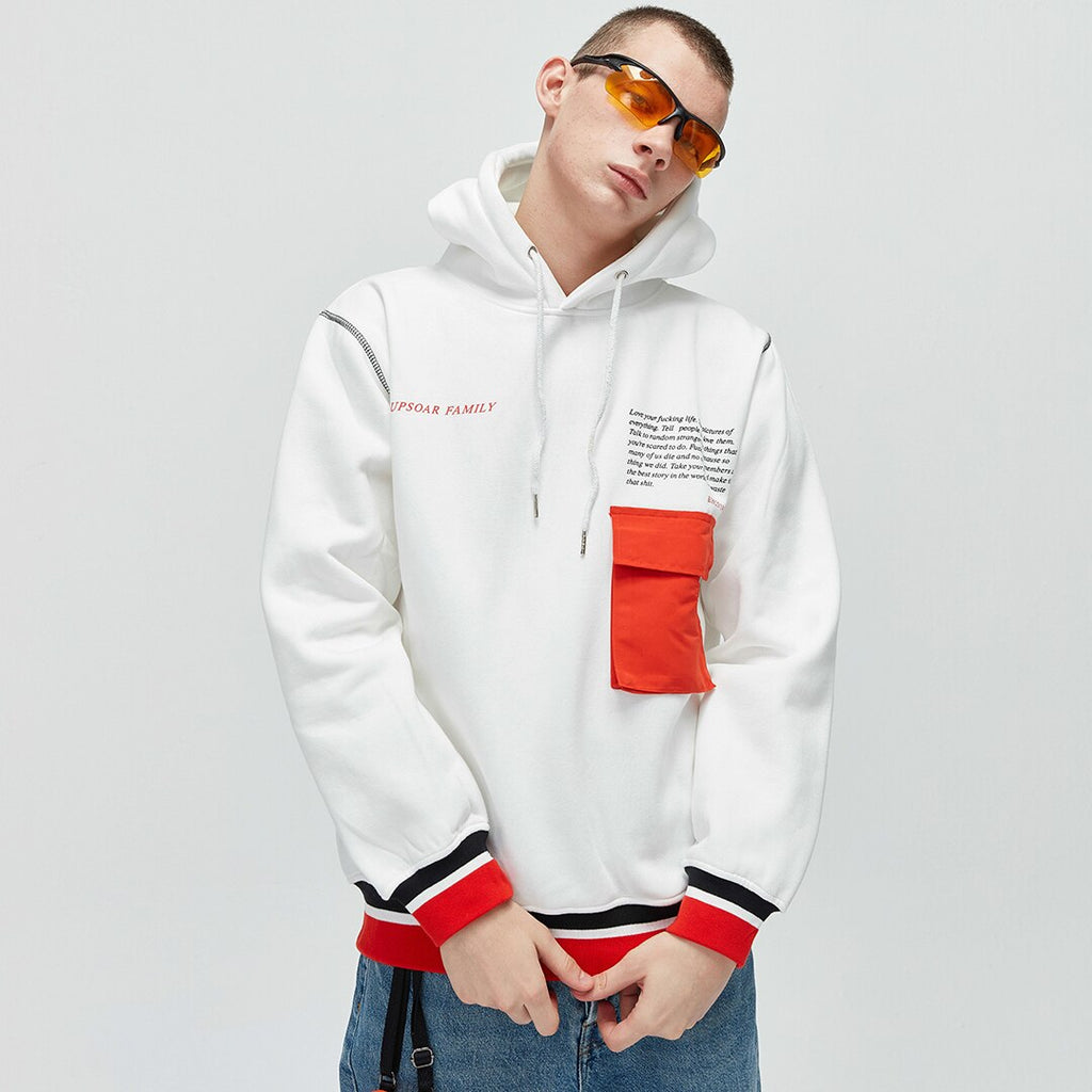 "UFB" sweatshirt hoodie à capuche Blanc - URB1™ - URB1™ Vêtements Streetwear mode boutique streetwear shop