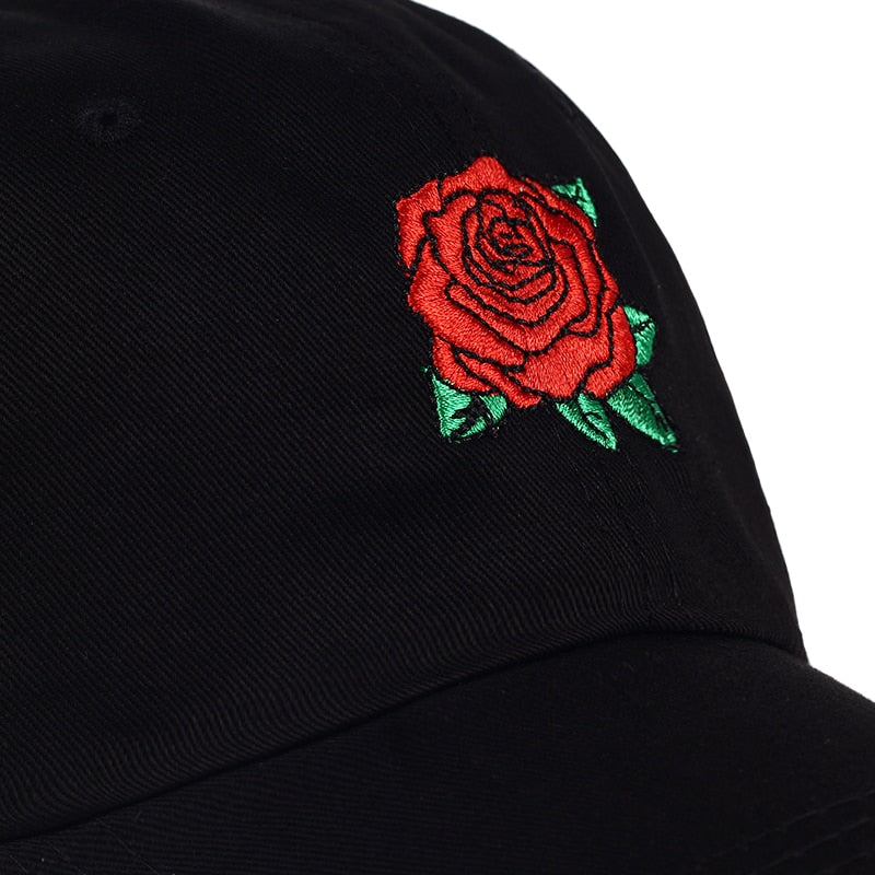 "ROSES" Casquette streetwear Noir -URB1™ - URB1™ Vêtements Streetwear mode boutique streetwear shop