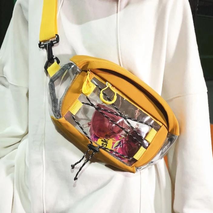 "KLEAR" Sacoche Banane Jaune - URB1™ - URB1™ Vêtements Streetwear mode boutique streetwear shop