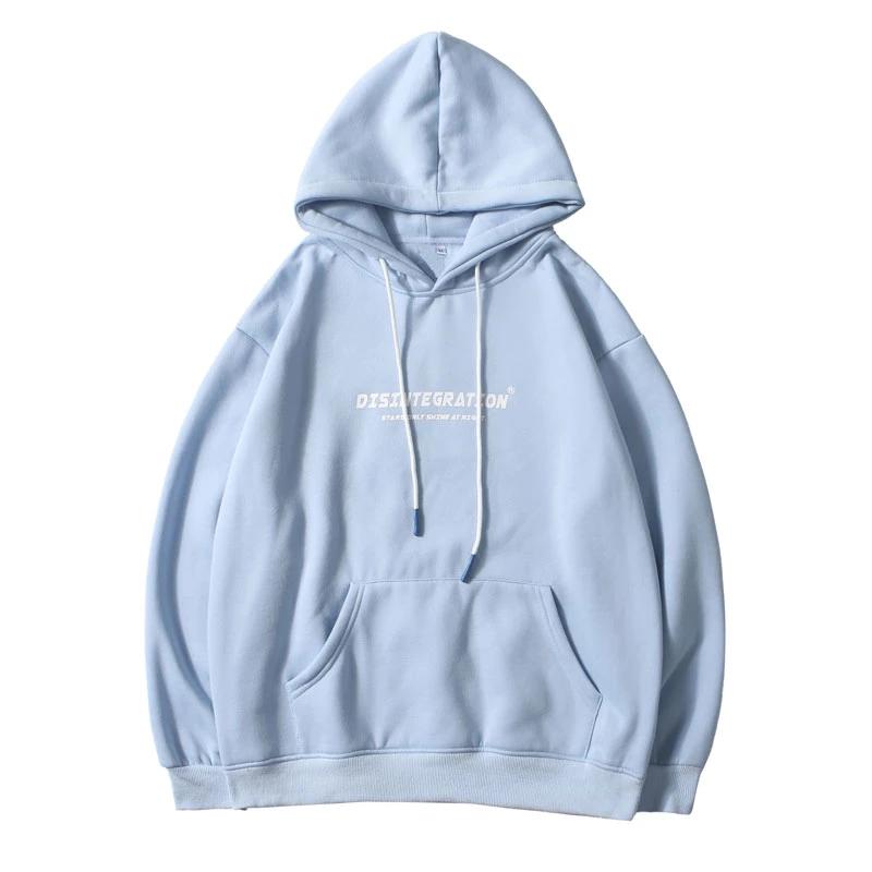 "DISINTEGRATION" Sweatshirt Hoodie à capuche Bleu - URB1™ - URB1™ Vêtements Streetwear mode boutique streetwear shop