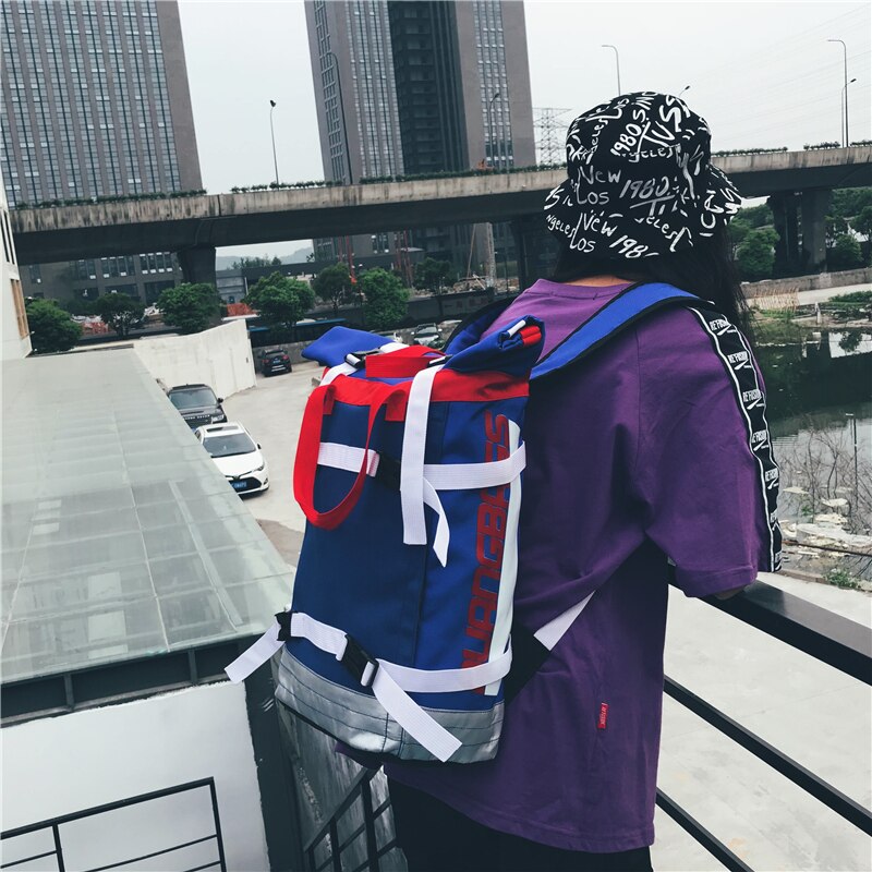 "DUANGBAGS" Sac à Dos à Sangles Streetwear Bleu - URB1™ - URB1™ Vêtements Streetwear mode boutique streetwear shop