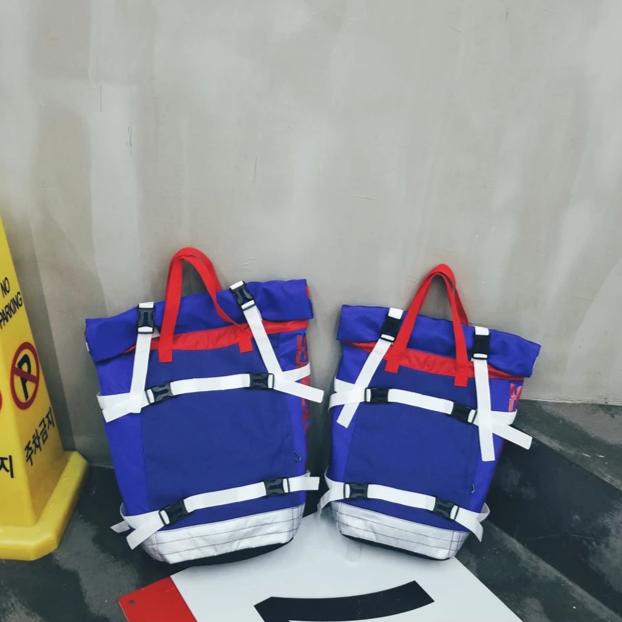 "DUANGBAGS" Sac à Dos à Sangles Streetwear Bleu - URB1™ - URB1™ Vêtements Streetwear mode boutique streetwear shop