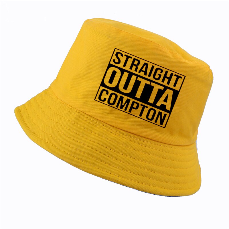 Straight Outta Compton NWA California GOTHIC Eazy E NWA Dr. Dre hip hop bucket hat Men women Cotton Summer panama fisherman hat URB1™ Vêtements Streetwear URB1™ Vêtements Streetwear str
