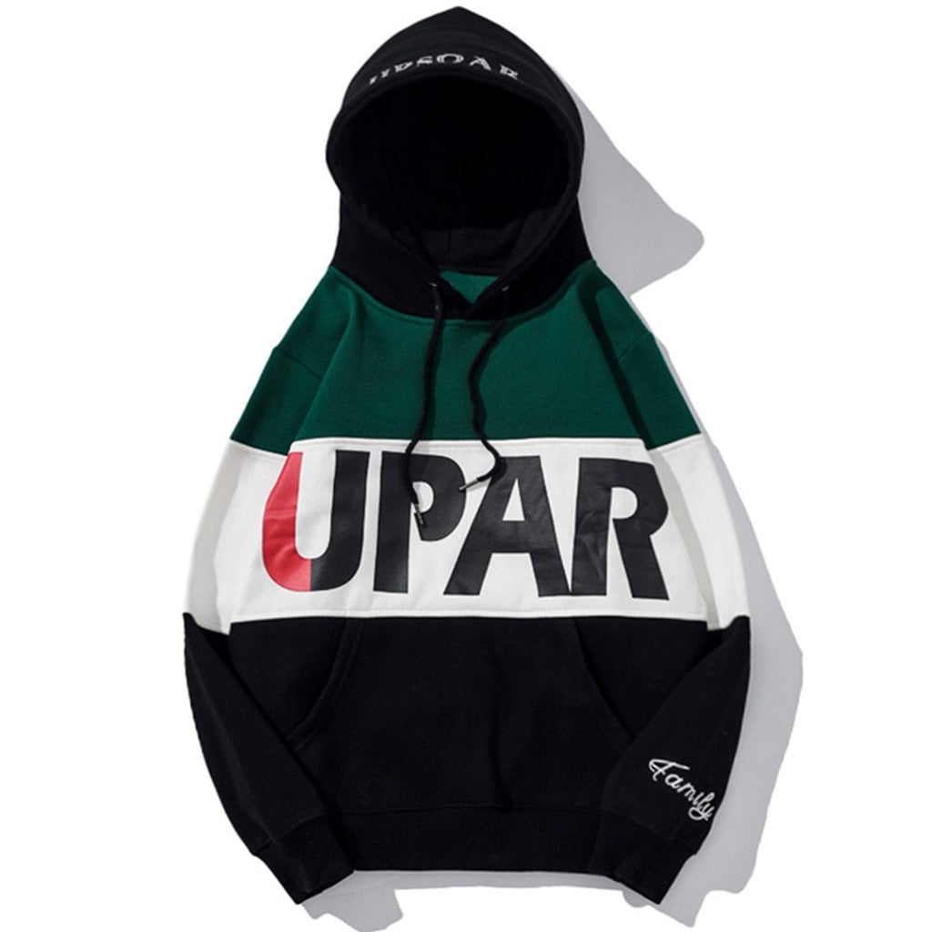 Aelfric Eden Fashion Hoodies Sweatshirts Men 2018 Color Patchwork Pullover Casual Streetwear Letter Printed Hip Hop Hoodies UP16 - URB1™ Vêtements Streetwear mode boutique streetwear shop