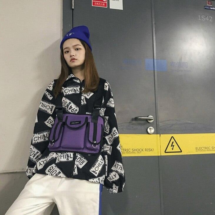 "HGUL + BAG" Sacoche ventrale - URB1™ - URB1™ Vêtements Streetwear mode boutique streetwear shop