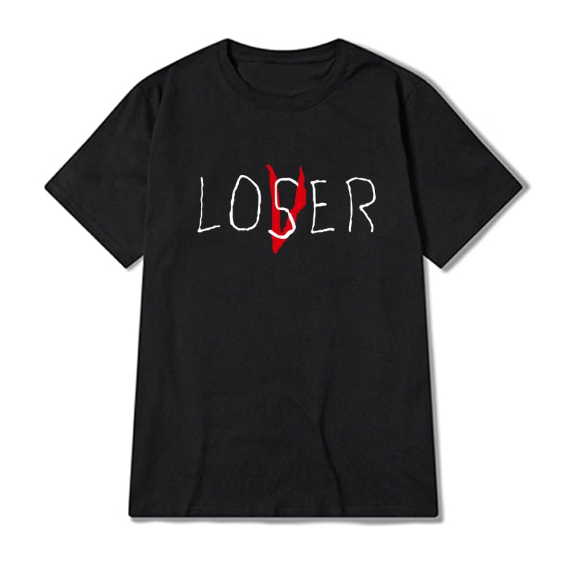 Pennywise Movie It Losers Club T Shirt Men Women Casual Cotton Short Sleeve Loser Lover It Inspired T-Shirt Tops Fast shipping URB1™ Vêtements Streetwear URB1™ Vêtements Streetwear penn