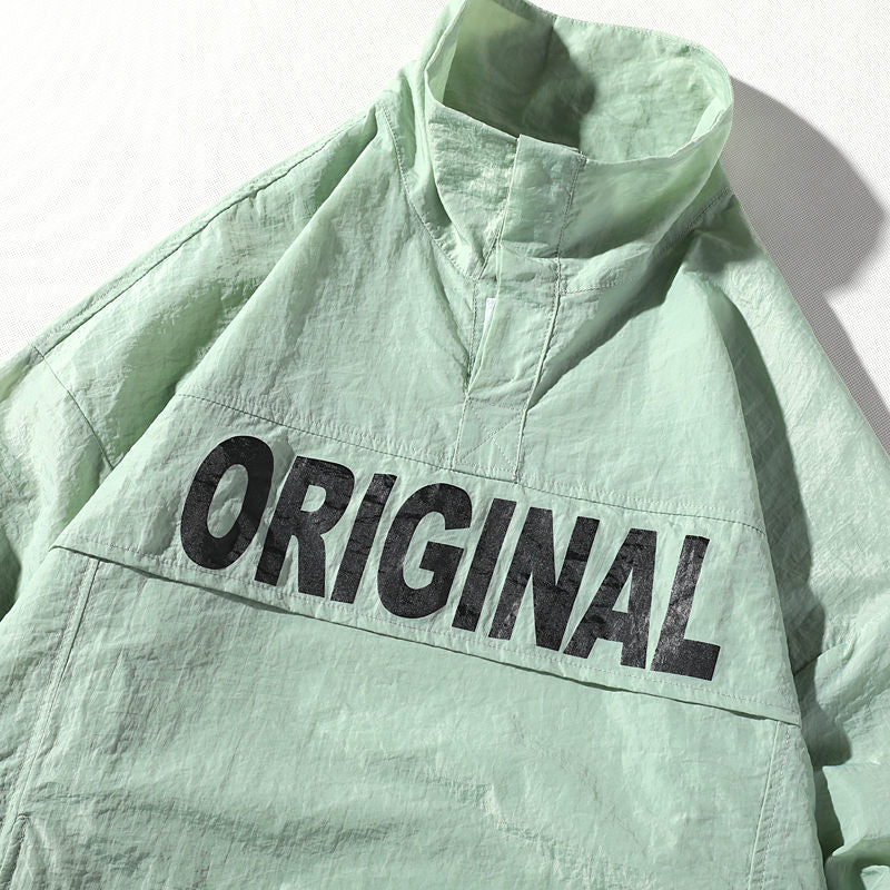 "ORIGINAL" Veste coupe vent streetwear Vert - URB1™ - URB1™ Vêtements Streetwear mode boutique streetwear shop