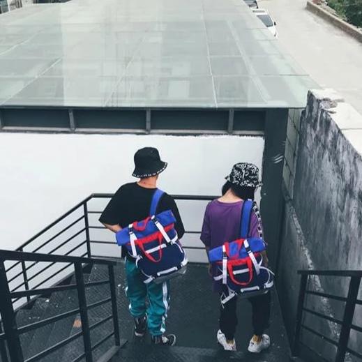 "DUANGBAGS" Sac à Dos à Sangles Streetwear Bleu - URB1™ - URB1™ Vêtements Streetwear mode boutique streetwear shop