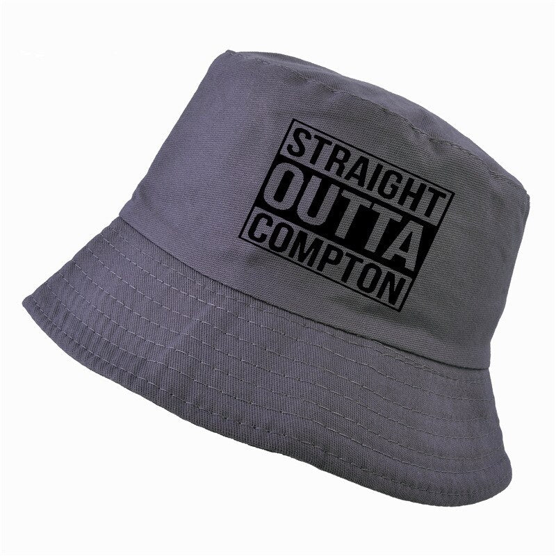 Straight Outta Compton NWA California GOTHIC Eazy E NWA Dr. Dre hip hop bucket hat Men women Cotton Summer panama fisherman hat URB1™ Vêtements Streetwear URB1™ Vêtements Streetwear str