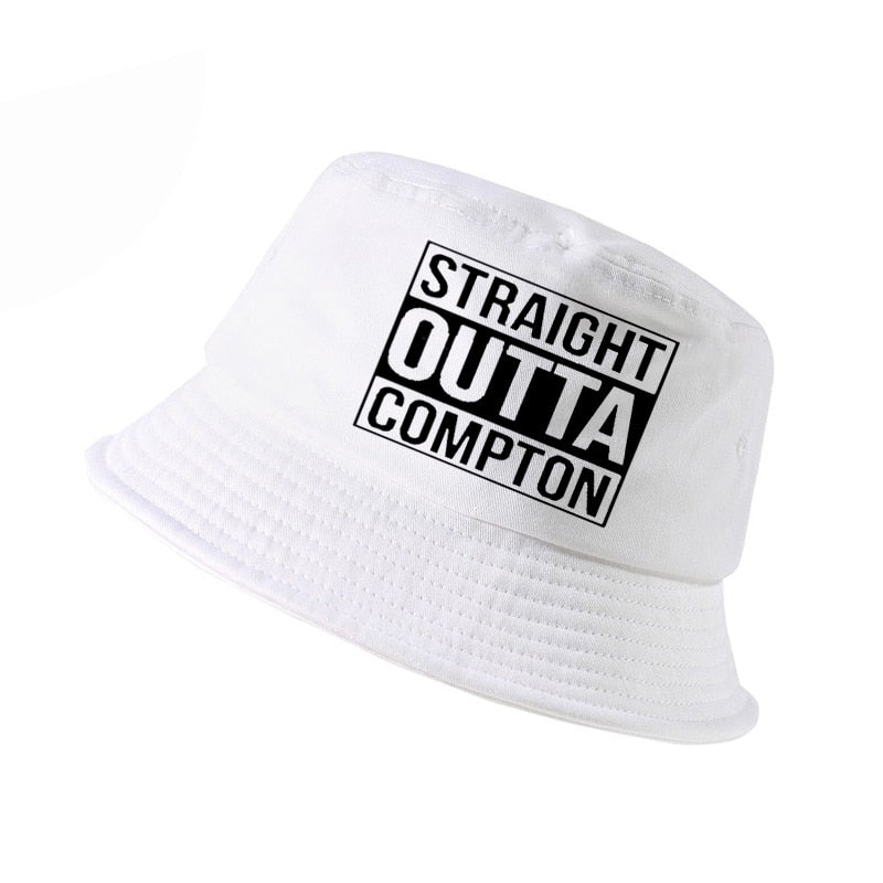 Straight Outta Compton NWA California GOTHIC Eazy E NWA Dr. Dre hip hop bucket hat Men women Cotton Summer panama fisherman hat URB1™ Vêtements Streetwear URB1™ Vêtements Streetwear str
