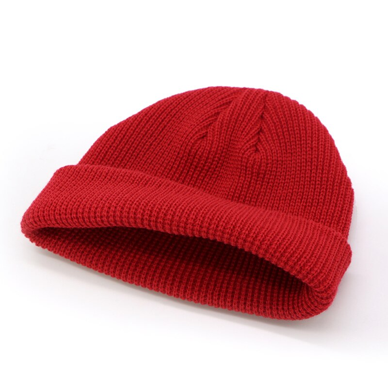 "CAPCUFF" Bonnet tricoté Streetwear Rouge - URB1™ - URB1™ Vêtements Streetwear mode boutique streetwear shop
