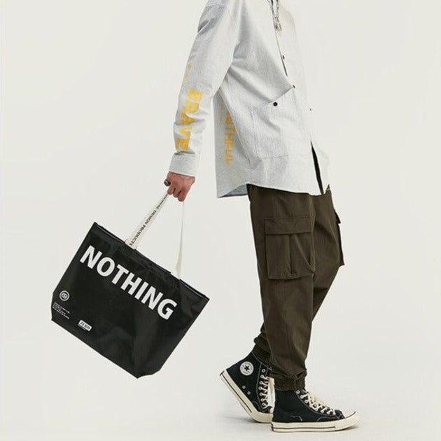 INFLATION 2019 Men Handbag Fashion Travel Bags Street Hip Hop Bag Hand Totes For Men And Women New Fashion Couple Bag 219AI2019 URB1-vetements-streetwear URB1-vetements-streetwear inflation-2