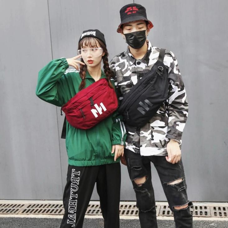 "MI" Sac / Sacoche Banane Streetwear - URB1™ - URB1™ Vêtements Streetwear mode boutique streetwear shop