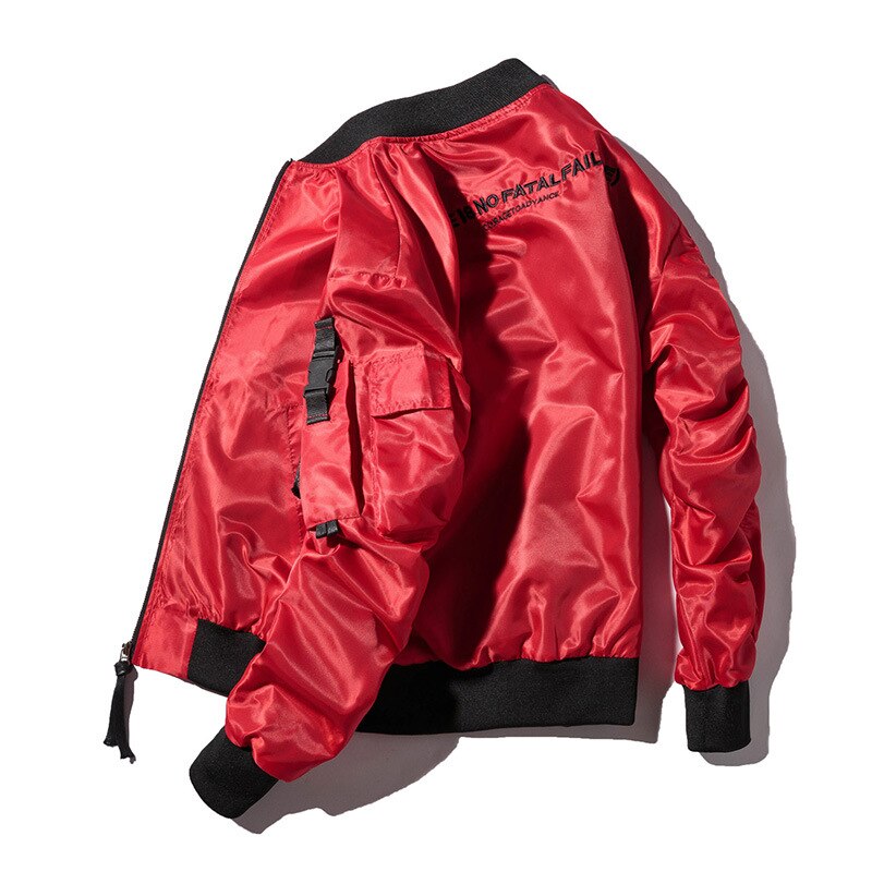Winter Bomber Jacket Men Air Force Pilot Jacket Male Solid Letter Embroidery Baseball Jacket Couple Hip Hop Streetwear Autumn URB1™ Vêtements Streetwear URB1™ Vêtements Streetwear winte