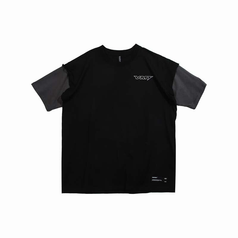 Colour Block men t shirts Harajuku Funny Print Tshirt Men Hip Hop 100% Cotton Streetwear loose Tee Shirt Homme Tops tees T337 - URB1™ Vêtements Streetwear mode boutique streetwear shop