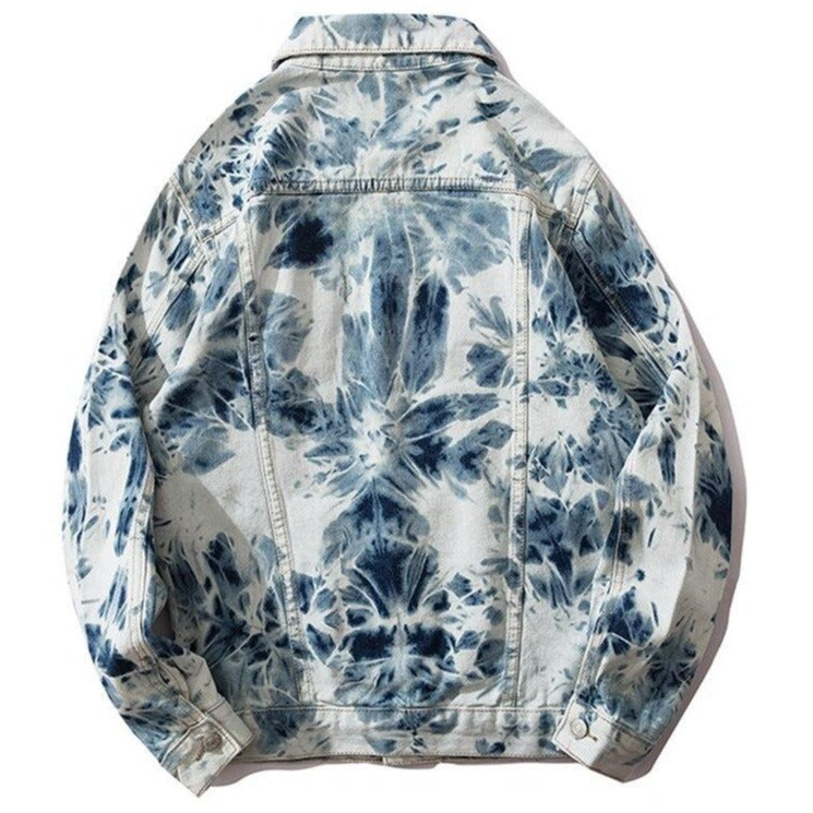 Dark Icon Tie Dyeing Denim Jackets Men 2020 New Fashion Street Jeans Jacket Hip Hop Jackets Men URB1™ Vêtements Streetwear URB1™ Vêtements Streetwear dark-icon-tie-dyeing-denim-jackets-