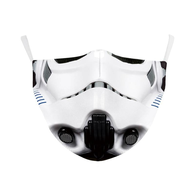 NADANBAO Adult Kid Star War Cosplay Print Face Mask Adult Kid Washable Masks Fabric Reusable PM2.5 Filters Dust Proof URB1™ Vêtements Streetwear URB1™ Vêtements Streetwear nadanbao-adul