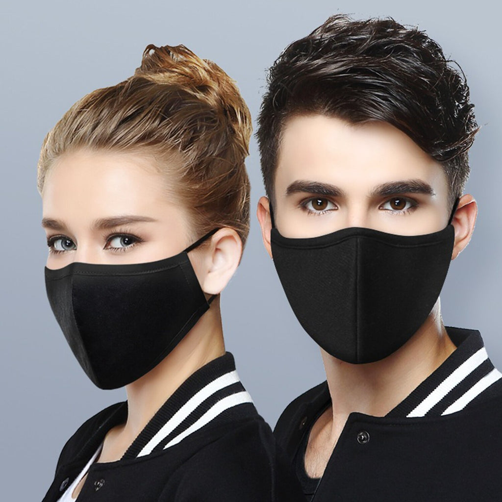 Aelfric Eden Fashion Casual Mask Dustproof Breathable Men Women 2020 Recyclable Anti-haze Dust Cotton Pm2.5 Black Mask URB1™ Vêtements Streetwear URB1™ Vêtements Streetwear aelfric-eden