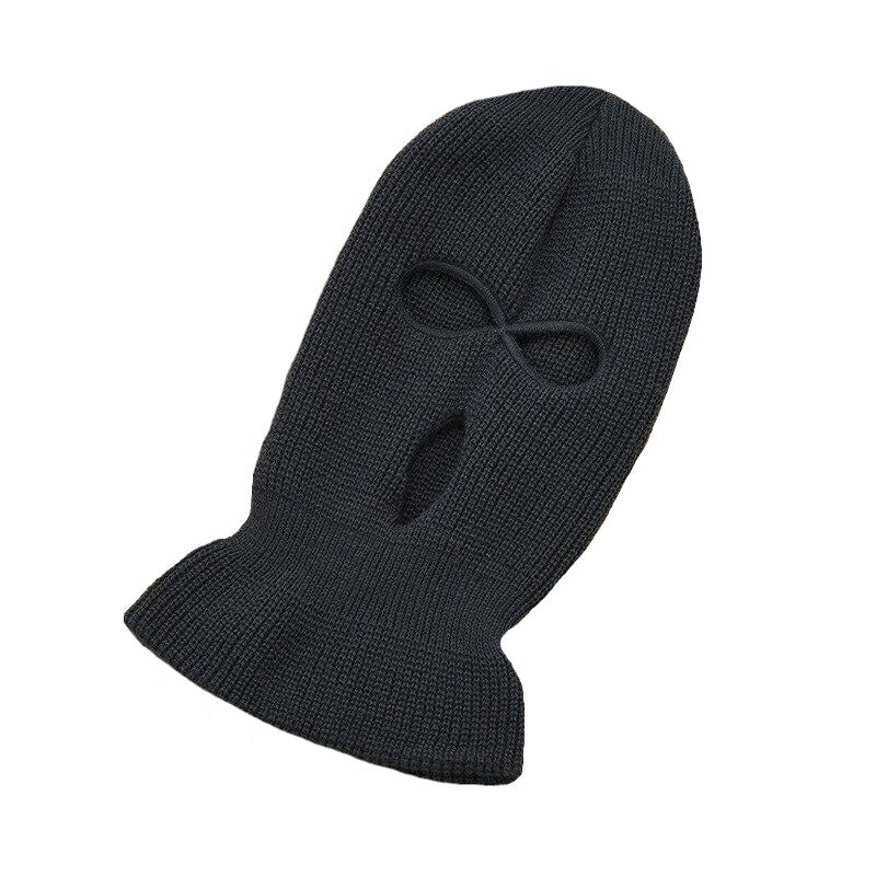 Full Face Cover Mask Three 3 Hole Balaclava Knit Hat Army Tactical CS Winter Ski Cycling Mask Beanie Hat Scarf Warm Face Masks URB1™ Vêtements Streetwear URB1™ Vêtements Streetwear full
