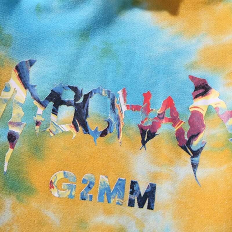 Aolamegs Hoodies Men Gradient Watercolor Tie Dye Hooded Pullover Harajuku High Street Style 4 Color Optional Couple Sweatshirt URB1™ Vêtements Streetwear URB1™ Vêtements Streetwear aola