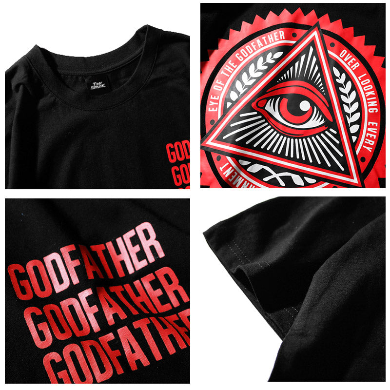 "GODFATHER" T-shirt Oversize Noir - URB1™ - URB1™ Vêtements Streetwear mode boutique streetwear shop