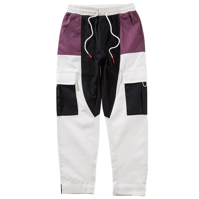 "PATCH WK" Pantalon cargo Streetwear Violet - URB1™ - URB1™ Vêtements Streetwear mode boutique streetwear shop