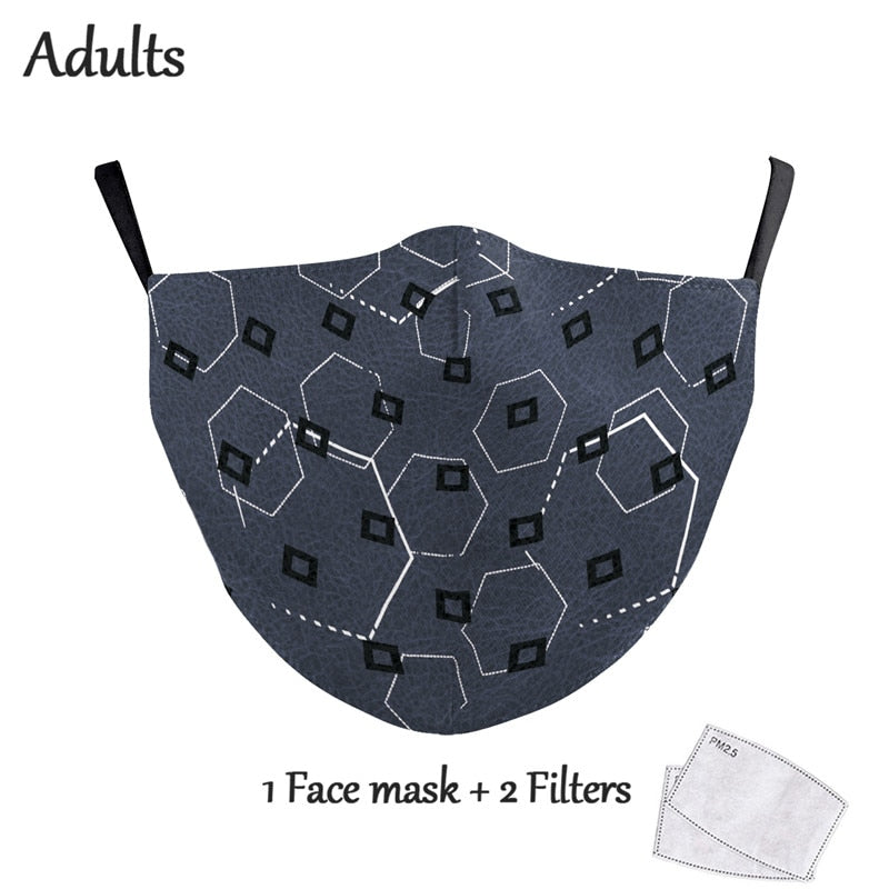 NADANBAO Adult Kid Star War Cosplay Print Face Mask Adult Kid Washable Masks Fabric Reusable PM2.5 Filters Dust Proof URB1™ Vêtements Streetwear URB1™ Vêtements Streetwear nadanbao-adul
